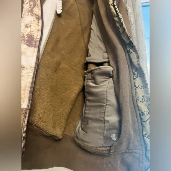 Lululemon Scuba Manifesto Print Full Zip Jacket